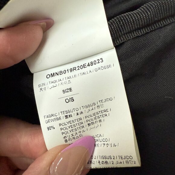 0FF-WHITE Nylon Easy Backpack Cross Arrow Logo c/o Virgil Abloh - Picture 12 of 13